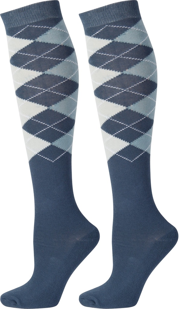 Chausettes Argyle (blue, 41-43)