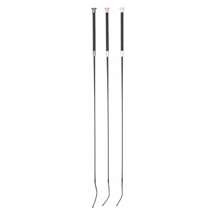 [8714813645243] Cravache de dressage Amsterdam (Argenté, 80cm)