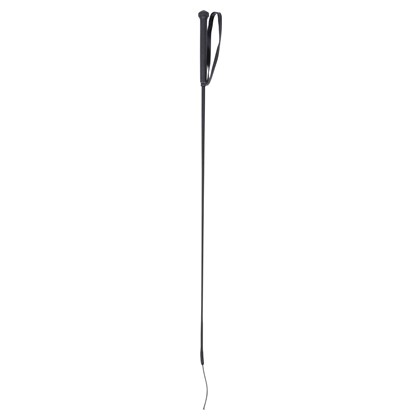 [3410017480cm] Cravache de dressage avec manche en caoutchouc noir (80cm)