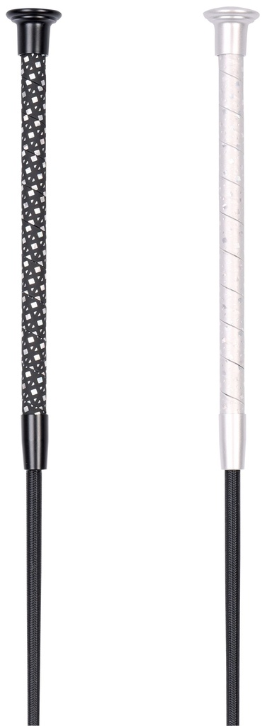 [341000173580cm] Cravache de dressage Flash (Argenté, 80cm)