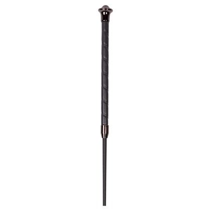 [8714813098230] Cravache avec poignee/cuir noir (80cm)