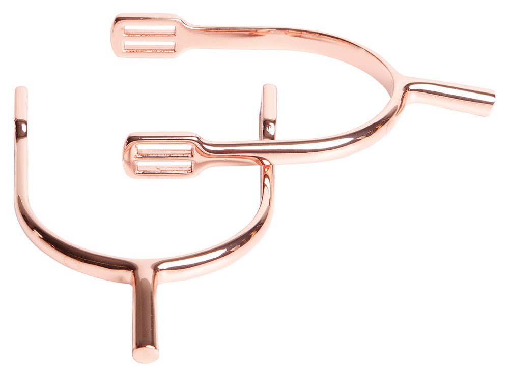 Éperons à tige inox rosegold (20mm, Adulte homme)