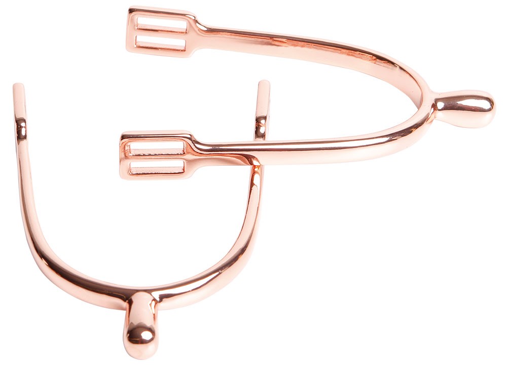 Éperons bouton inox rosegold (20mm, Adulte homme)