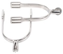 Éperons grande molette lisse inox
