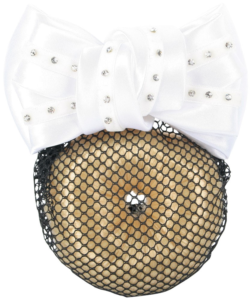 [382001344] Épingle à cheveux en strass (Blanc)