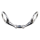 Mors eggbutt double brisure maillon ovale Poney 12mm