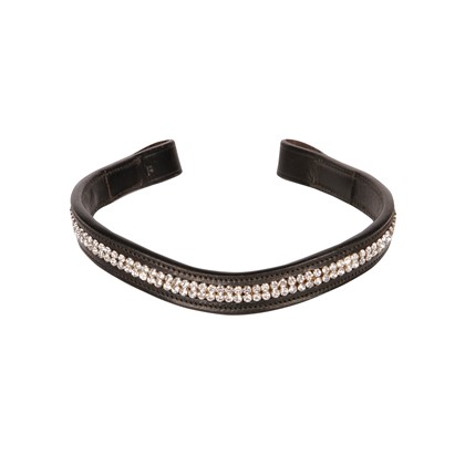 Frontal crystal wave silver