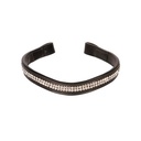 Frontal crystal wave silver