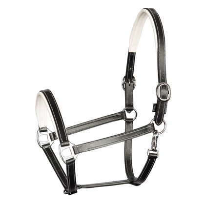 [285000253full] Licol cuir Elegance (Brun, Cheval)