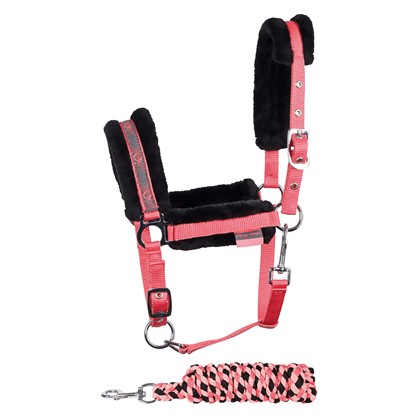 [3100120128mini] Licol et longe Soft STOUT! Coral (Miniature)