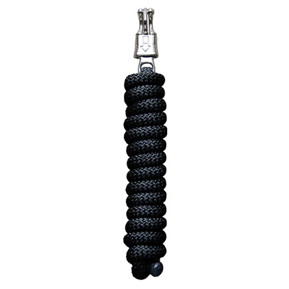 [8714813182502] Longe Denz Mousqueton de panique Argent 2,5m (Brun)