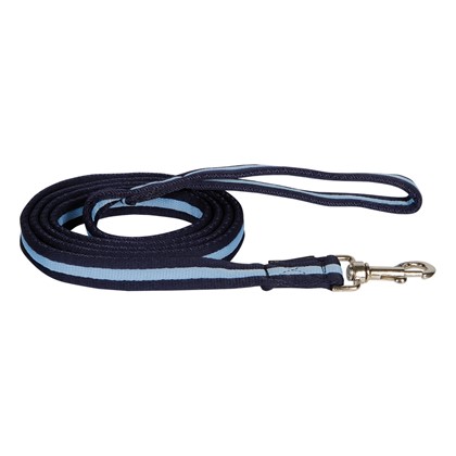 [312000353] Longe Soft Mousqueton Argent 2m (Bleu clair)