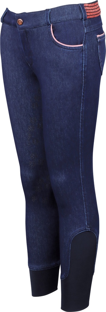 Pantalon d'équitation Denim LouLou Montecristo Full Grip SU23 - Enfants