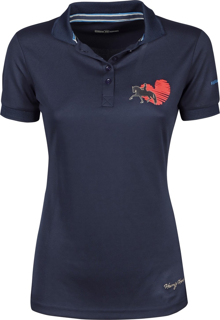 [261001207xxs] Poloshirt Friesian Style - Femme (32/XXS)