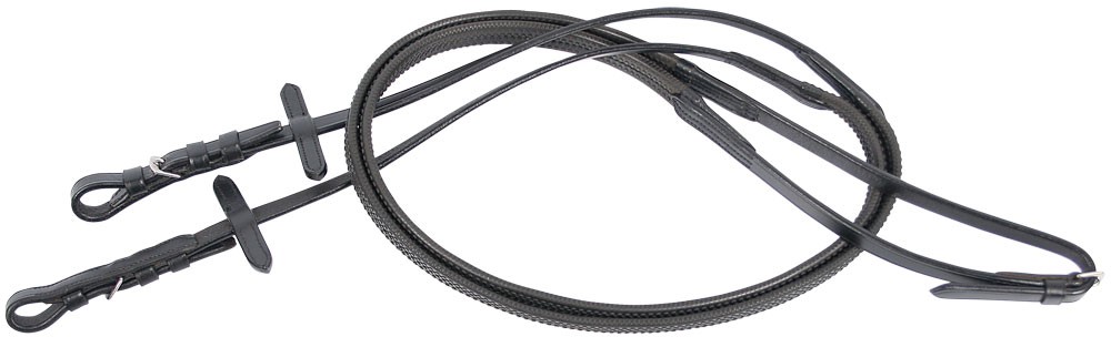 [28400031full] Rênes en caoutchouc souple (Cheval)