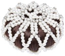 Résille perles pour cheveux crystal
