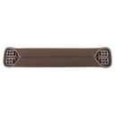 Sangle de dressage Néoprène Lisse Marron