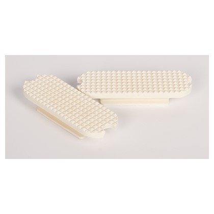 Semelles pour etrier couteaux (Blanc, 10cm)