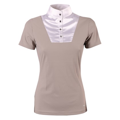 [2610059411xxs] Shirt de concours Satin - Femme (Gris, 32/XXS)