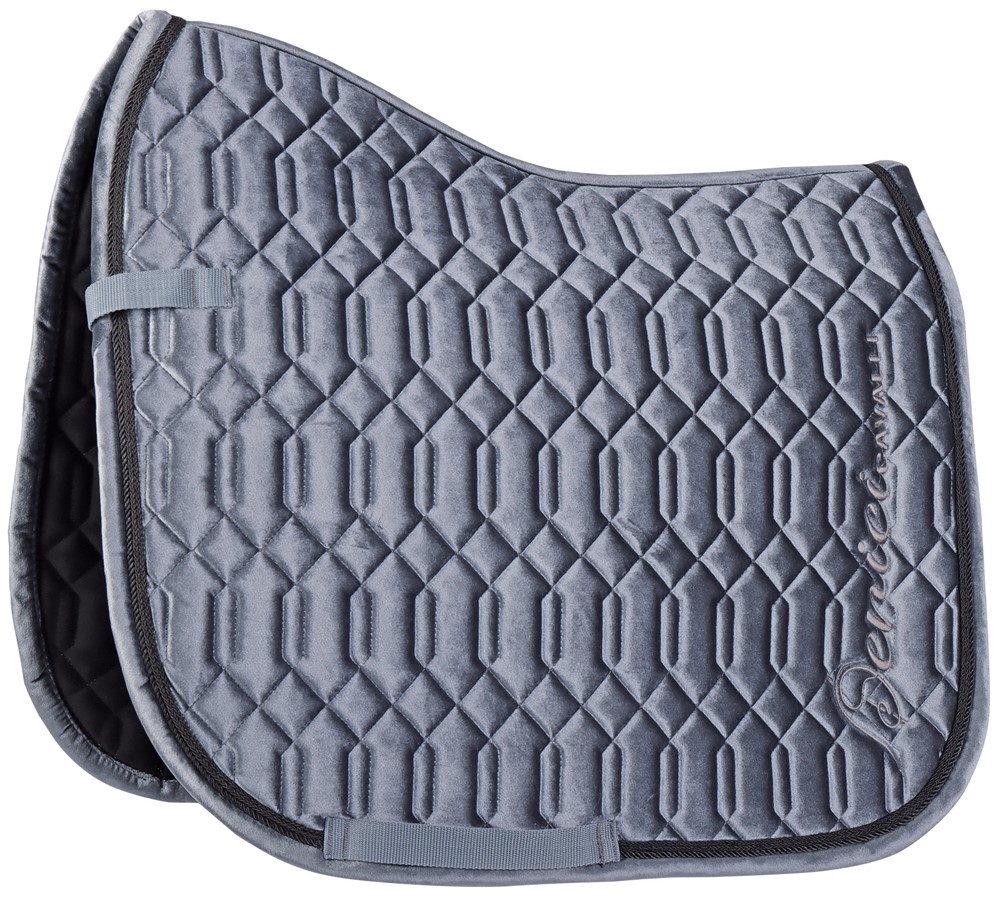 [3200243030full dr] Tapis de selle Velours Denici Cavalli Indigo (Cheval, Dressage)