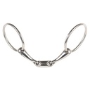 Mors à anneaux libres double brisure, embouchure maillon ovale 16mm