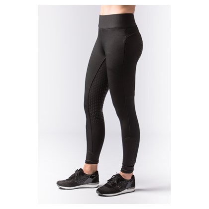 [260000067D36] Pantalon d'équitation Equitights Full Grip Hiver - Femme (navy, 36/S)