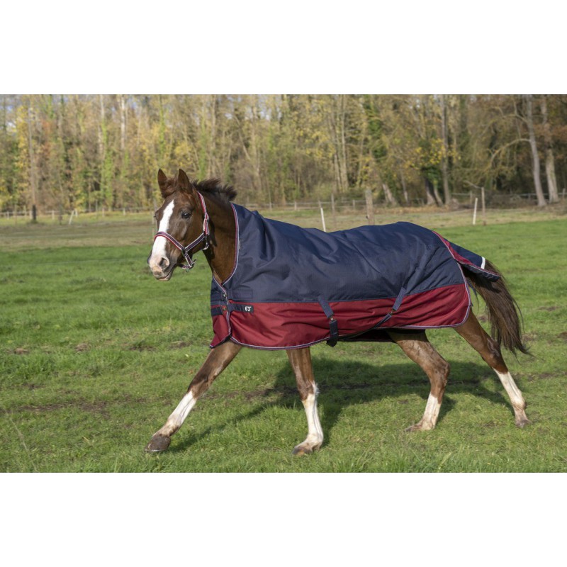 Couverture EQUITHÈME "TYREX 1200 D", 50g, High Neck (5'9/125cm)