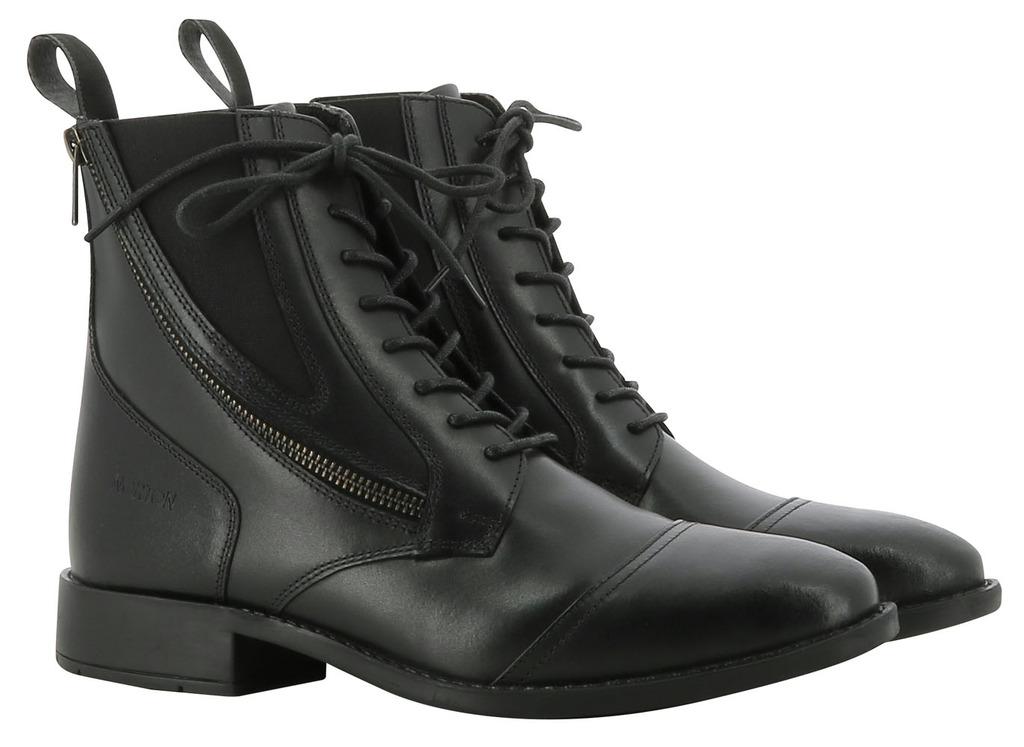 Boots NORTON - "Metal" à zip et à lacets
