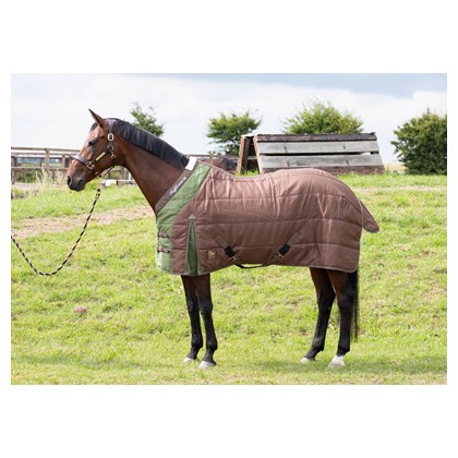 [32206531B155cm] Couverture d'écurie Highliner 300gr WI23 (Bleu denim, 5'3/115cm)