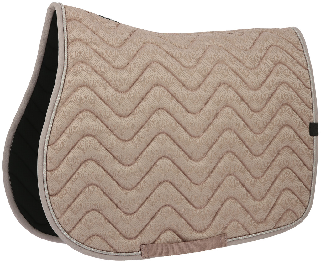 [204002012] Tapis de selle EQUITHÈME - Brocart - Edition limitée (Bleu ciel)
