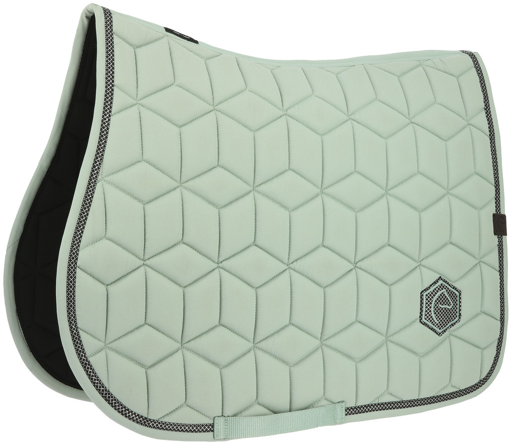 [204005007] Tapis de selle EQUITHÈME - Softhex (Bleu pétrole)