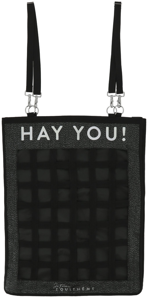 [306826004] Filet à foin Je t'aime EQUITHÈME - Hay You (Brun)