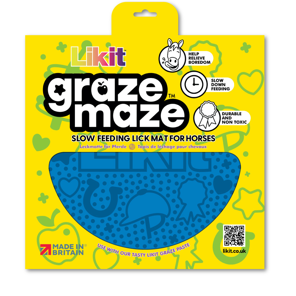 Tapis de léchage LIKIT - Graze Maze (Bleu)