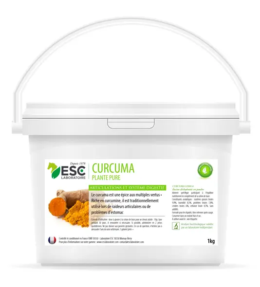 [3760268170873] CURCUMA - Articulations et digestion cheval - Plante pure
