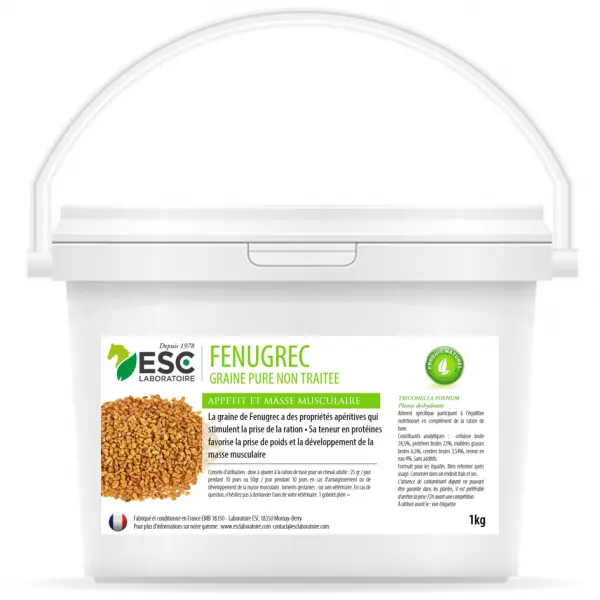 [3760268170446] FENUGREC – État et muscles cheval – Source de protéines