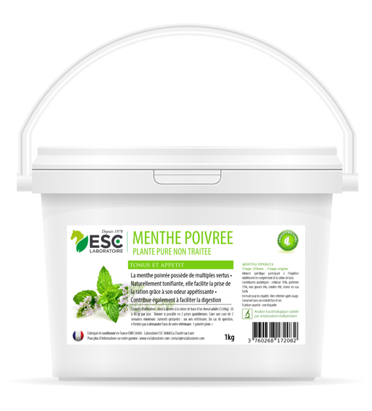 [3760268172082] MENTHE POIVREE - Estomac sensible cheval - Plante pure