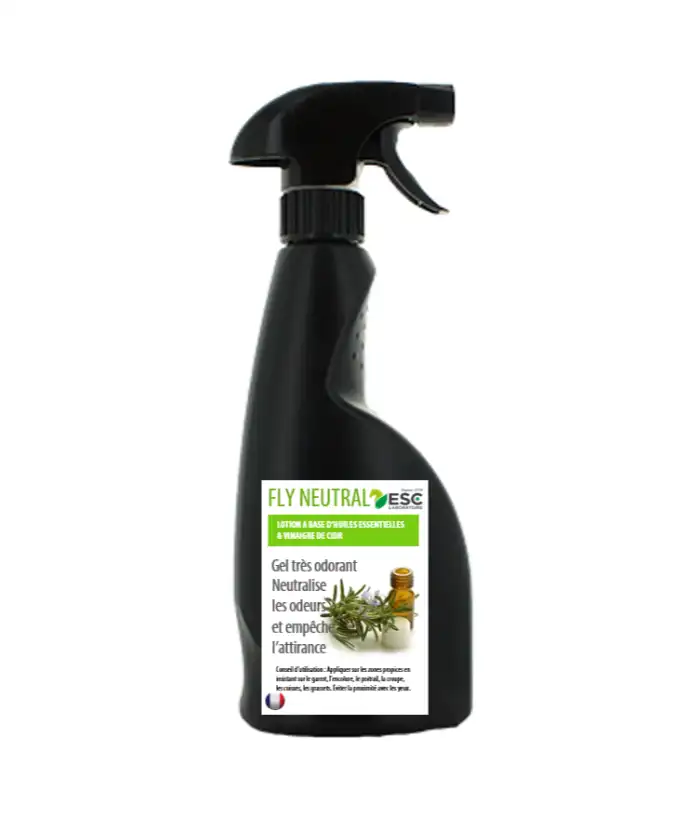 FLY NEUTRAL SPRAY - Lotion insectes cheval - À base d’huiles essentielles
