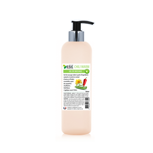 CHILI WARM GEL - Préparation musculaire cheval - A l'arnica et huiles essentielles chauffantes