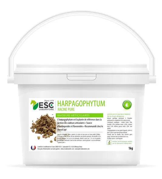 HARPAGOPHYTUM - Raideurs et sensibilité articulaire cheval - Plante pure  (1kg)