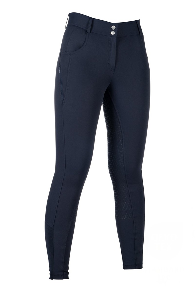 [143556900.0516] Pantalon -Ari Mid Rise- fond 1/1 en silicone (36, Bleu foncé)