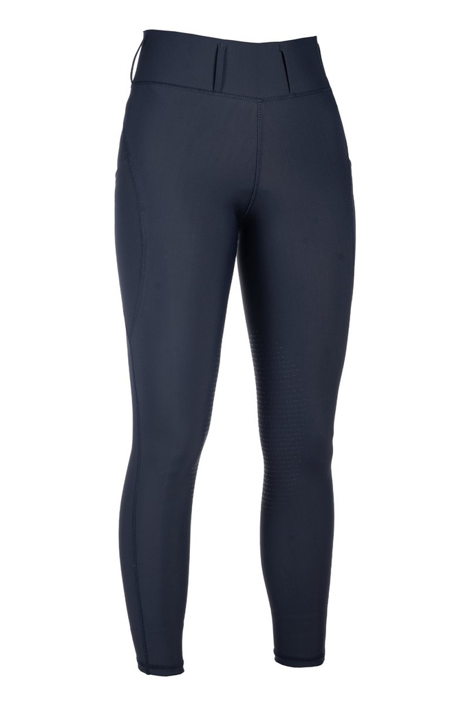 Riding leggings -Jil High Waist- sil. knee patch (36, Bleu foncé)