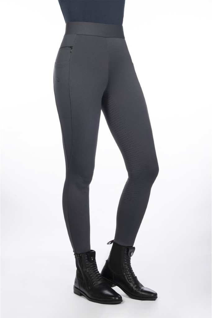 Riding leggings -Isabella- silicone full seat (32/34, Bleu foncé)