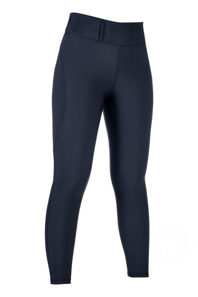 [142076900.0516] Leggings -Jil High Waist- fond 1/1 en silicone (36, Bleu foncé)
