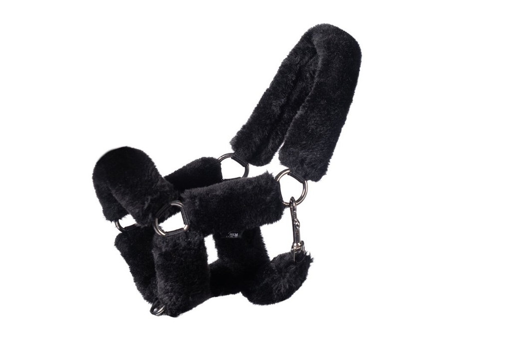 Head collar with faux fur -Hobby Horsing-
