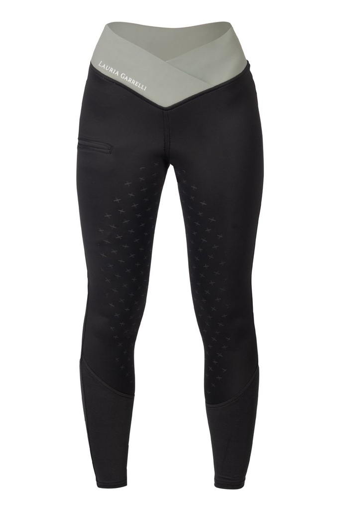 Riding leggings -Limone- silicone full seat