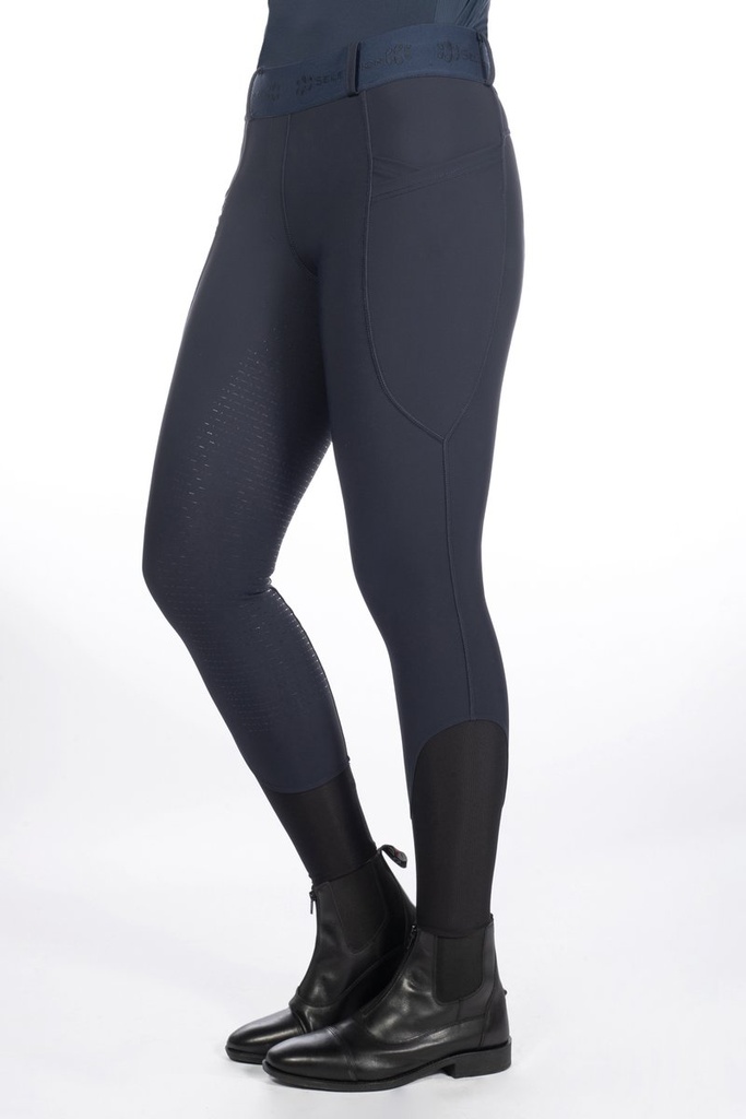 [145836900.1566] Leggings -Aruba- fond 1/1 en silicone (32/34, Bleu foncé)