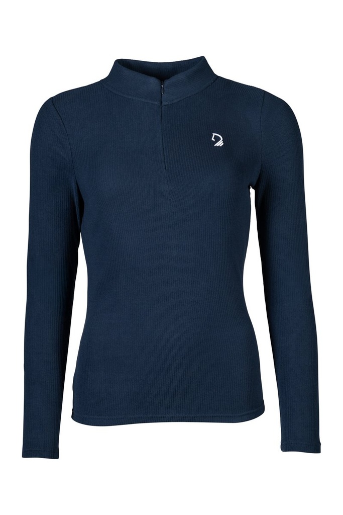 [153816900.0113] Polo à manches longues -Arezzo Soft- (XS, Bleu foncé)