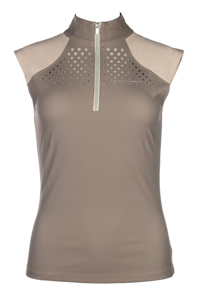 Top fonctionnel -Amalfi- (XS, Taupe/beige)