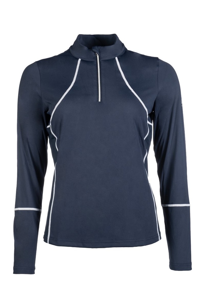 [145886900.0113] Shirt fonctionnel -Aruba- manches longues (XS, Bleu foncé)