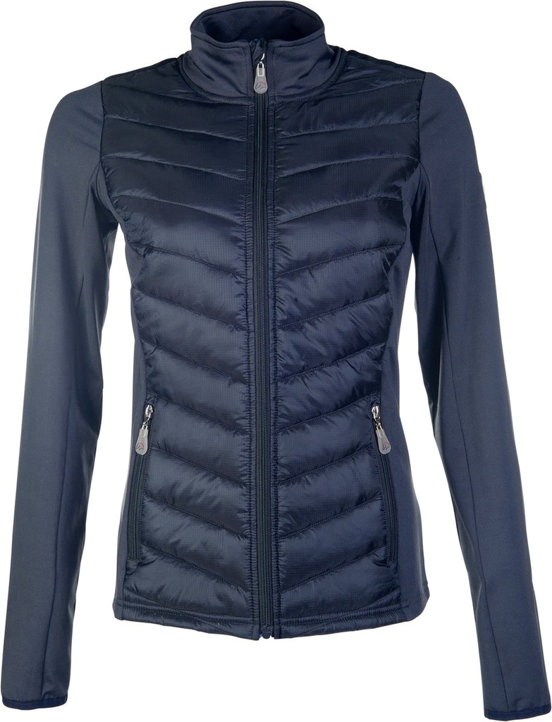 Vest en jersey/nylon -Prag- Style (XS, Bleu foncé)